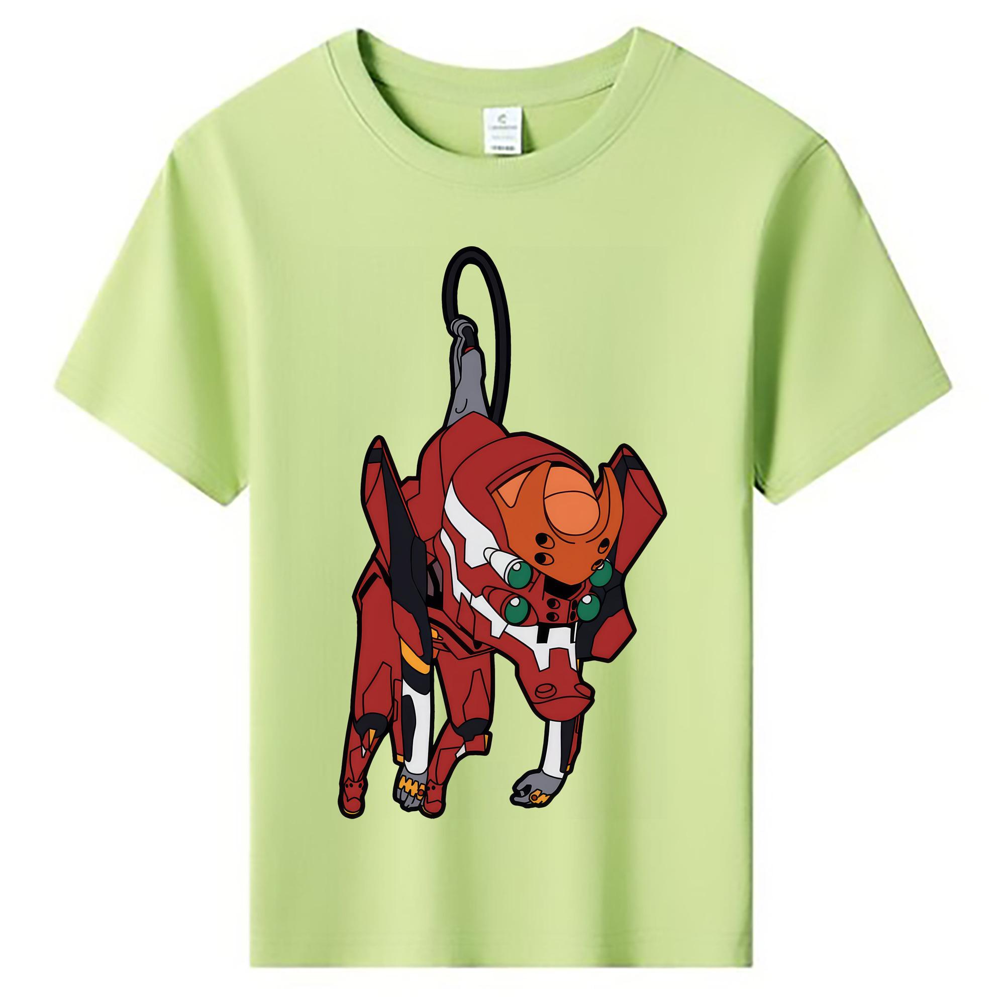 （画像用） EVA 新世紀エヴァンゲリオン 綿100％キッズTシャツ（フロントプリント）